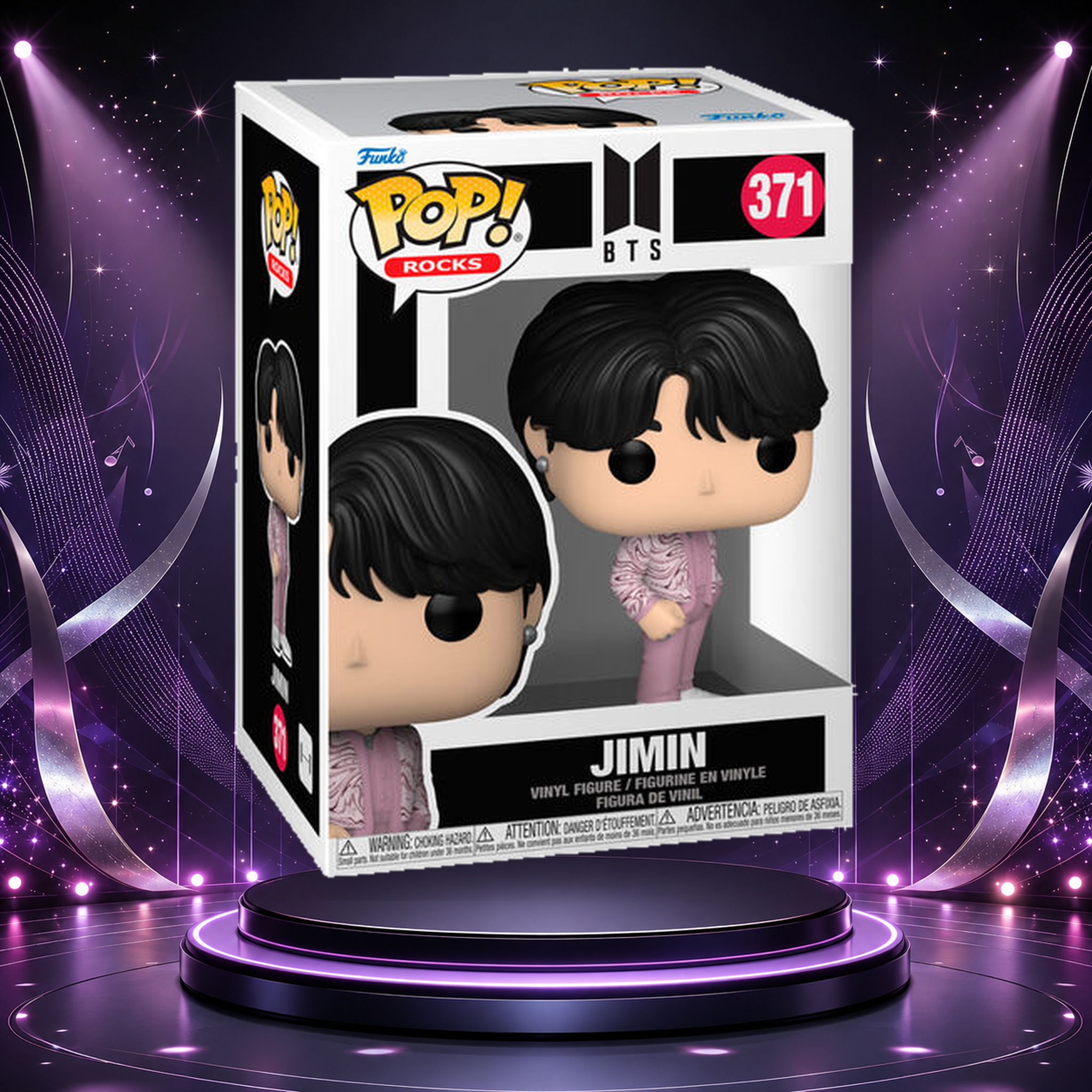 Funko POP! Rocks BTS Jimin (Proof) #371 – Vinyl Gyűjtői Figura