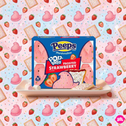 Peeps Strawberry Pop-Tarts Flavored Marshmallow Chicks 10 ct 85 g