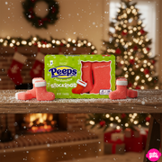 Peeps Marshmallow Stockings – Christmas Santa Socks Marshmallow 43g