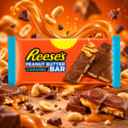 Reese's Peanut Butter Caramel Bar – Földimogyoróvajas-karamellás csokoládéízű tábla 92 g