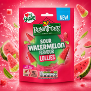 Rowntree's Sour Watermelon Lollies 130g – Savanyú Görögdinnyeés Gumicukor Nyalóka