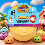 Squishy Bun Dumpling – Gombóc Formájú Nyomkodható Squishy Játék