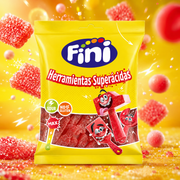 FINI Acid Strawberry Tools 80g – Sour Strawberry Tool-shaped Gummy Candy