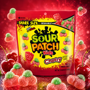 Sour Patch Kids savanyú cseresznye ízű puha rágós cukorka 308 g – Cherry