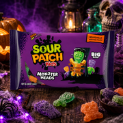 Sour Patch Kids Monster Heads Savanyú Szörnyfej Gumicukor 105 g