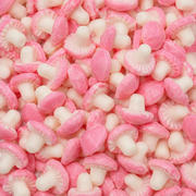 Swizzels Giant Mushrooms 100 g – Gyümölcsízű Habos Gumicukor
