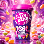 The Jelly Bean Factory 36 Flavours Cup 200g – 36 Ízű Gourmet Zselécukor Válogatás