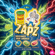 Toxic Waste Zapz Extra Savanyú Gyümölcsízű Cukorka 60 g
