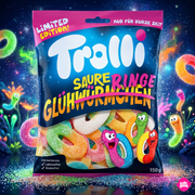 Trolli Sour Glühwein Rings 150 g – Savanyú Gyümölcsös Gumicukor Karikák