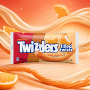 Twizzlers Filled Twists Orange Cream Pop 311 g – Narancsos-Krémes Töltött Cukorkacsavarok
