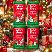 Moo Free Jingle Chums – Karácsonyi tejmentes csokoládé figura 15 g