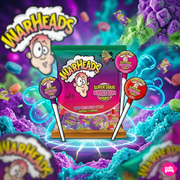 Warheads Extra Savanyú Rágógumis Nyalóka Válogatás 105 g