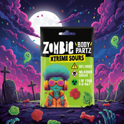 Zombie Bodie Partz Xtreme Sours Gummibonbons 35g
