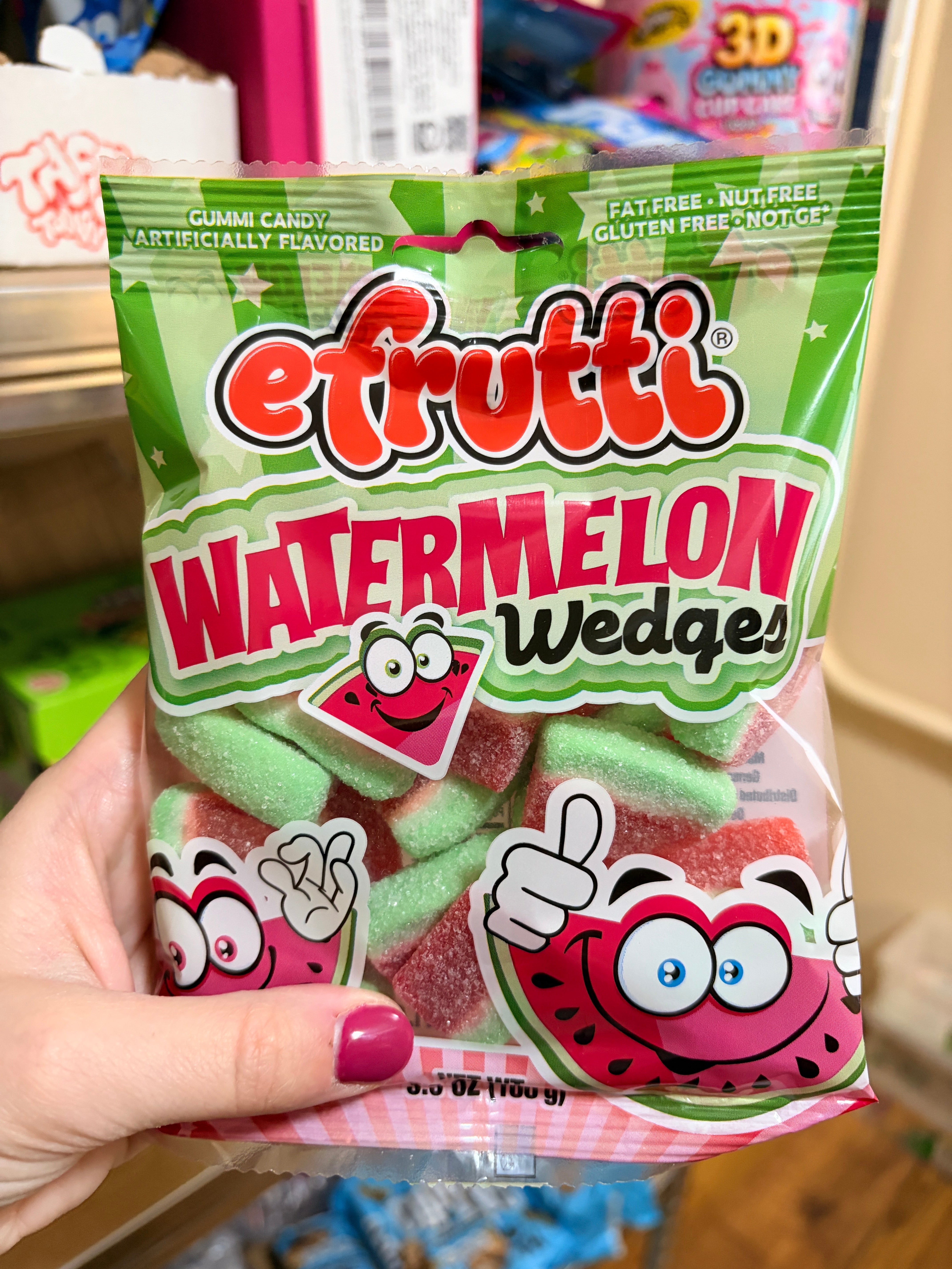 eFrutti Watermelon Wedges 99 g – Dinnyeszelet Formájú Gumicukor