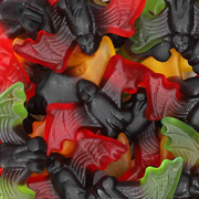 halloweeni vámpír medvecukor