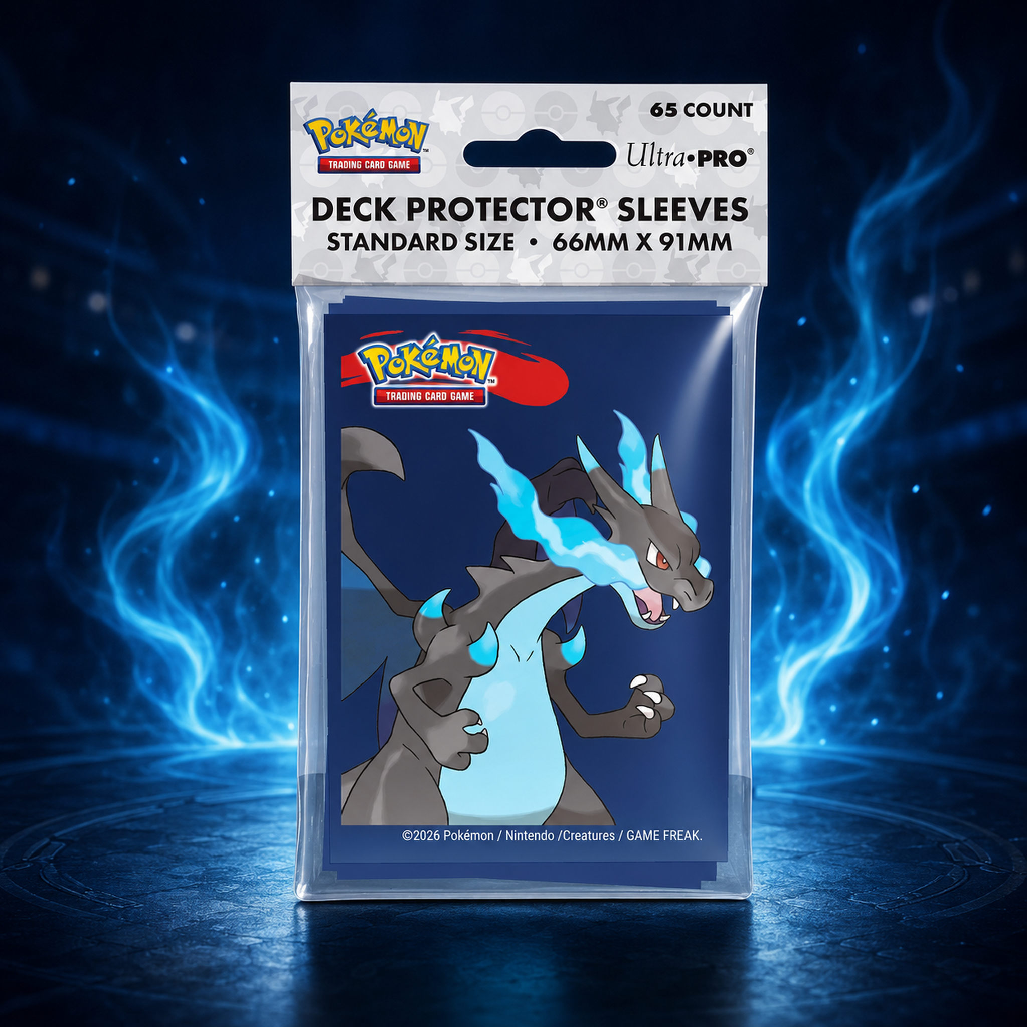 Ultra PRO Pokémon Mega Charizard X Deck Protector Kártyavédő – 65 db