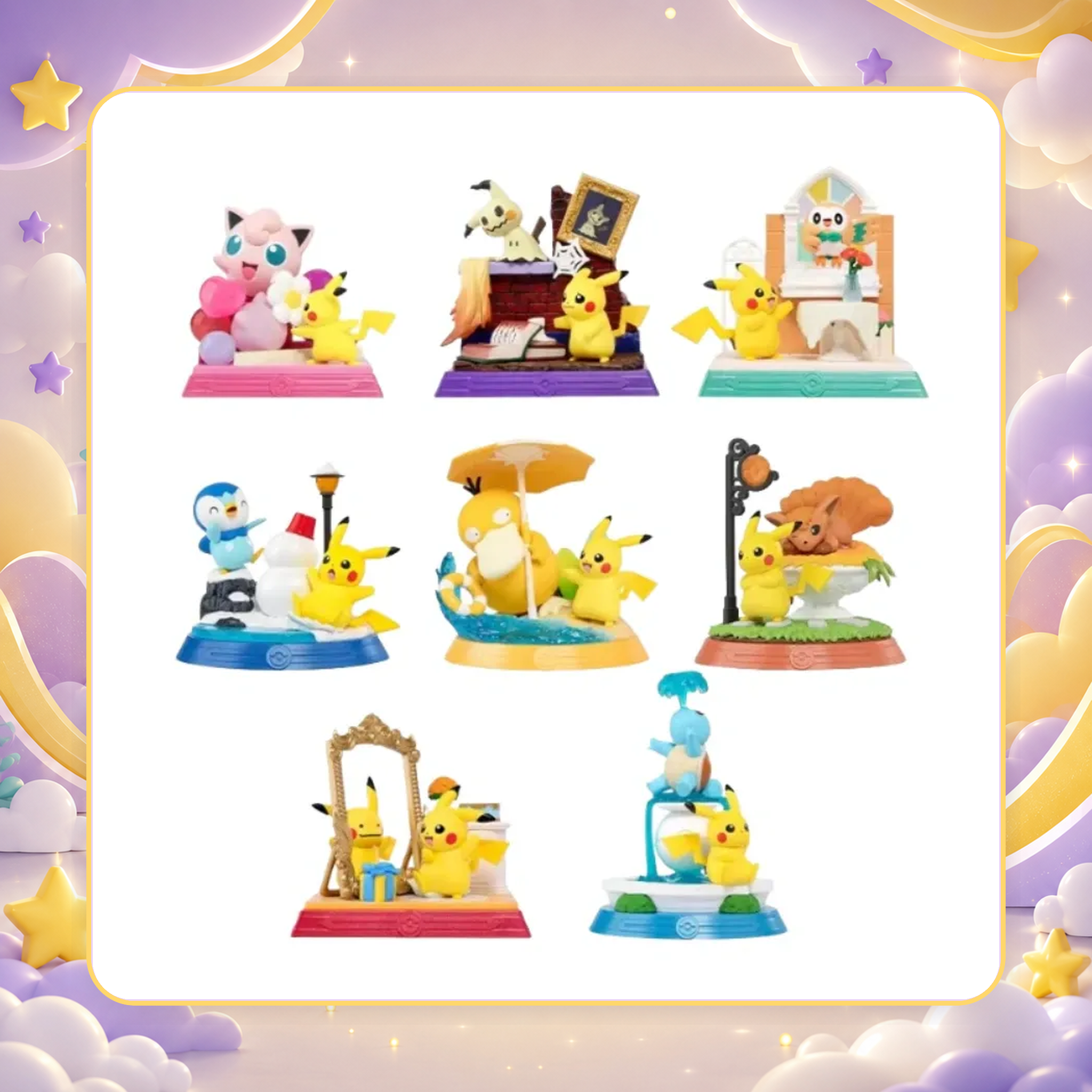 Pokémon Funism Pikachu & Friends Series Blind Box – Meglepés Gyűjtői Figura